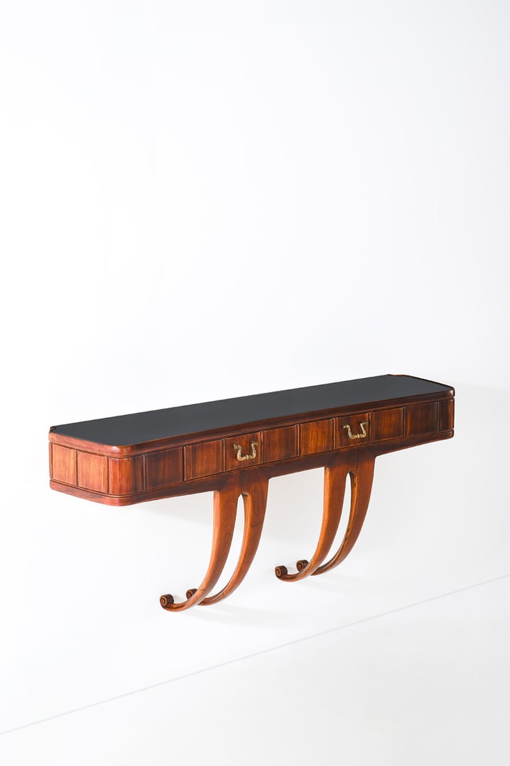 xx Osvaldo Borsani (1911-1985) Wall-mounted console (1 of 2)