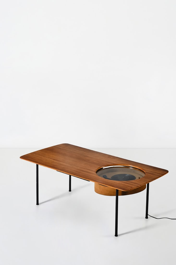 xx Osvaldo Borsani (1911-1985) Coffee table with turntable - Model T91 (1 of 2)