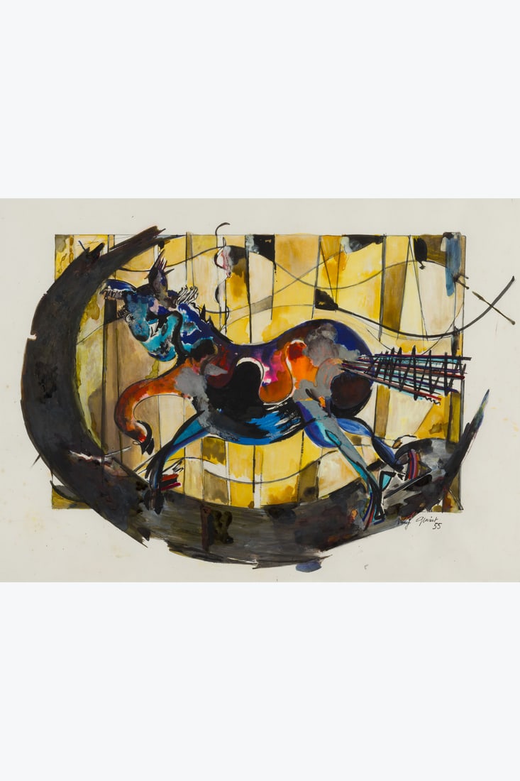 Mig Quinet (1906-2001) Arthur, 3ème poney du cirque (Arthur, Third Pony in the Circus), 1955 (1 of 1)