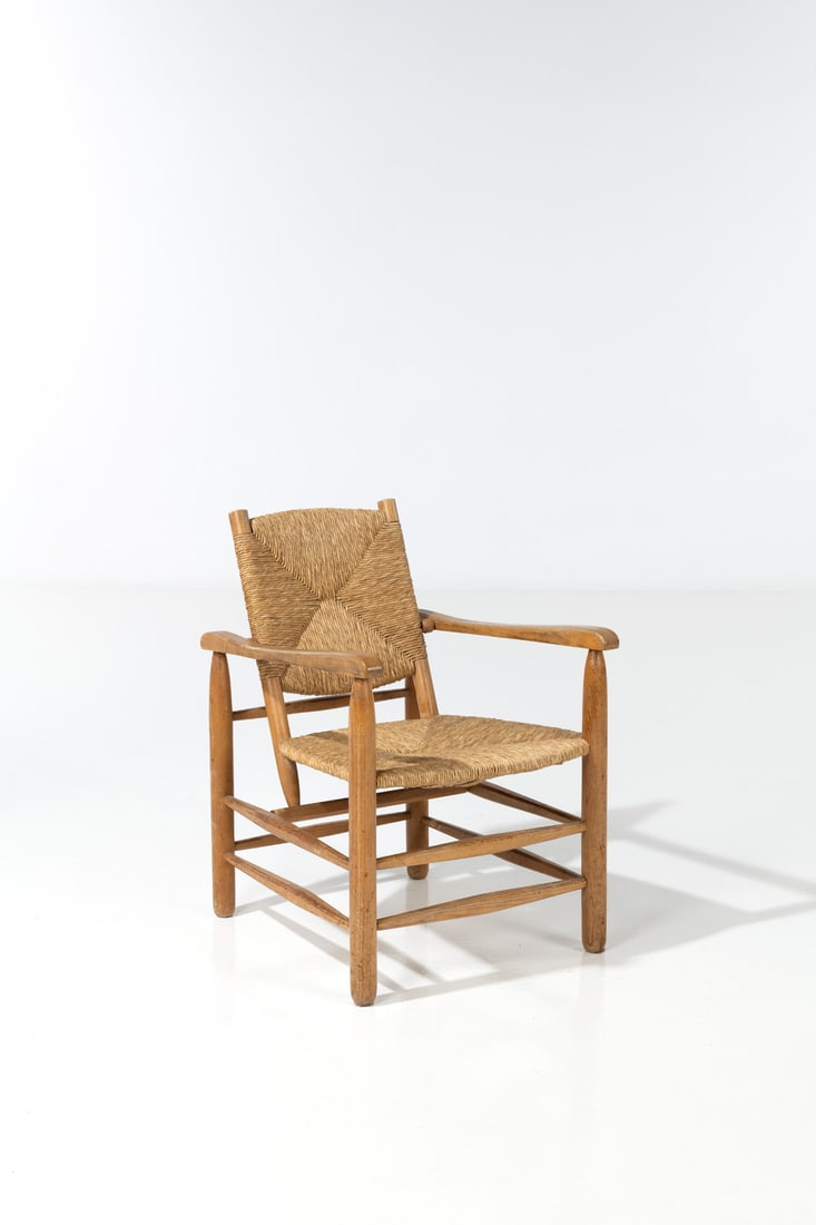 Charlotte Perriand (1903-1999) Armchair no 21, 'Chamrousse' (1 of 2)