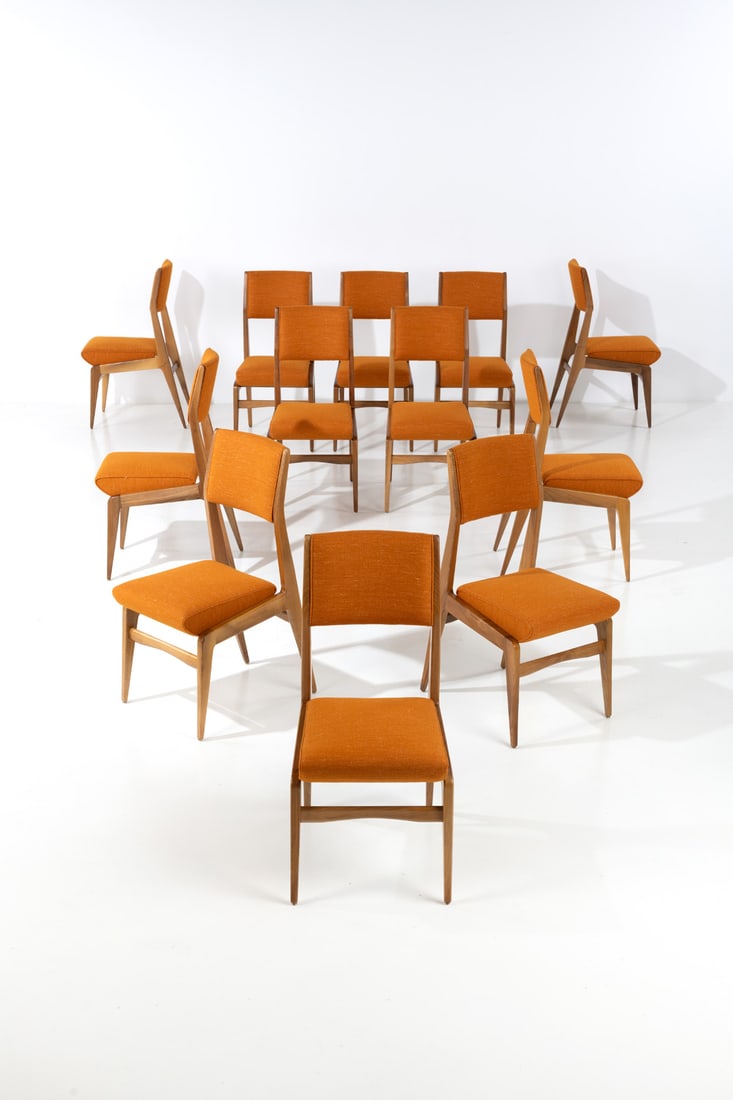Gio Ponti (1891-1979) Set of twelve chairs (1 of 2)