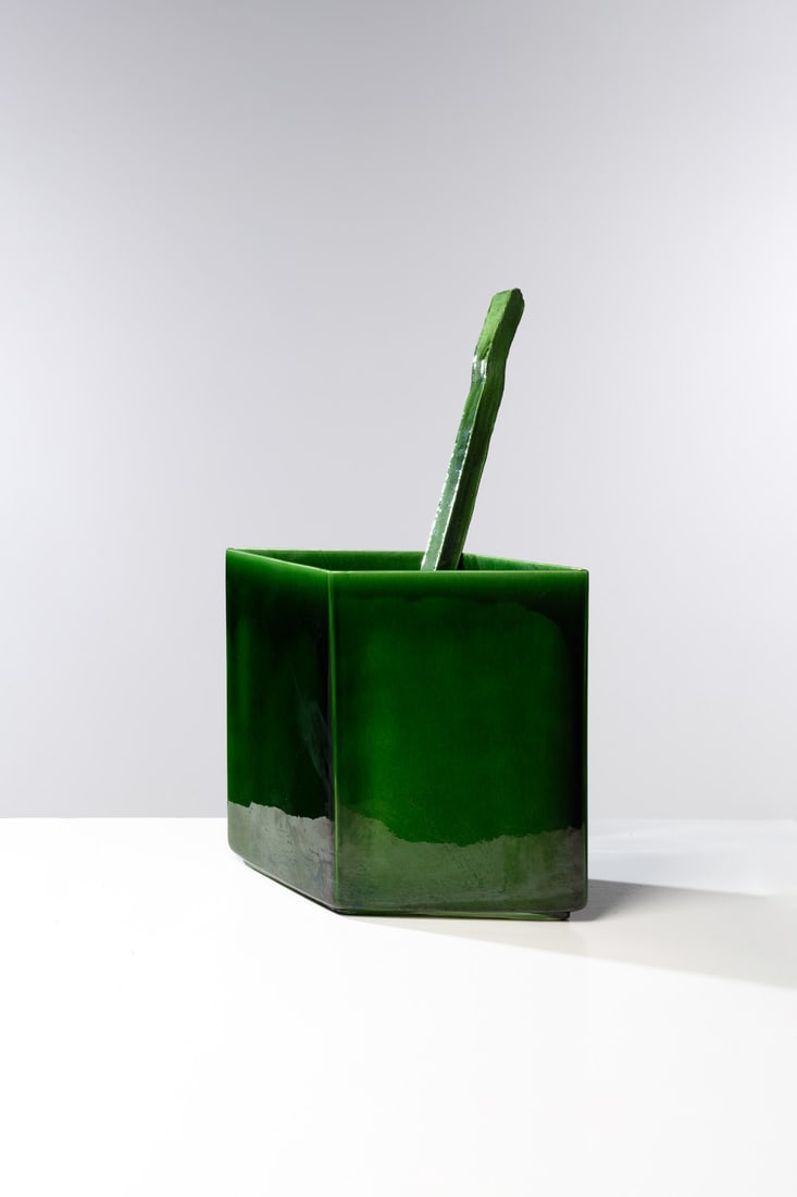 Ronan & Erwan Bouroullec (XX-XXI) Vase - 'Losange 38 green' model (1 of 1)