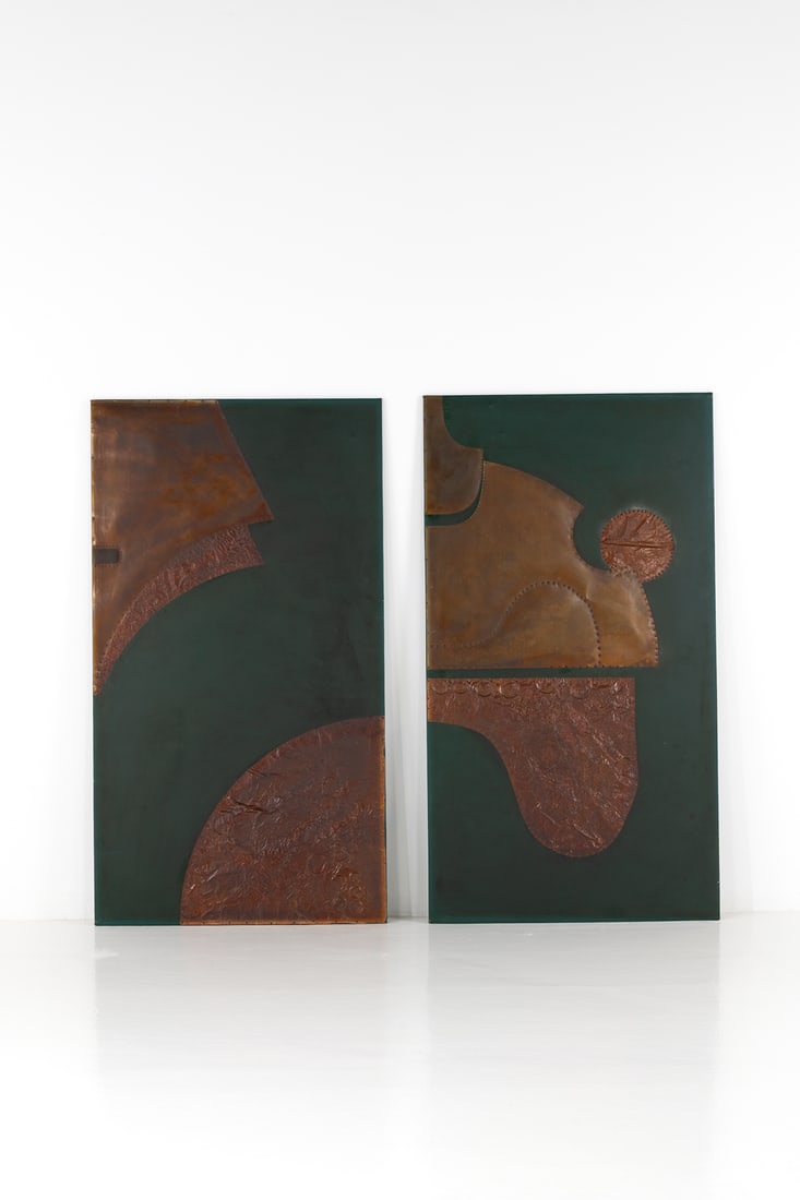 Pucci de Rossi (1947-2013) Set of two decorative wall panels (1 of 2)