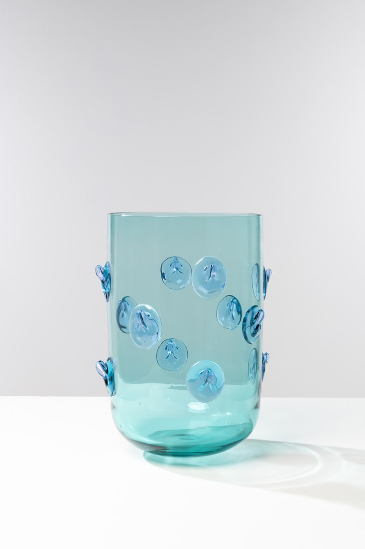 Eric Schmitt (born 1955) Vase - 'Bohème' model Bohemian blown glass Edited by Studio Eric (1 of 2)