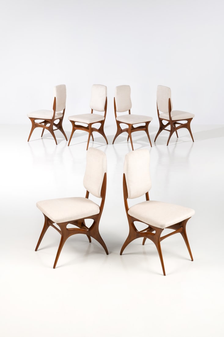 Pierluigi Giordani (1924-2011) Set of six chairs (1 of 1)