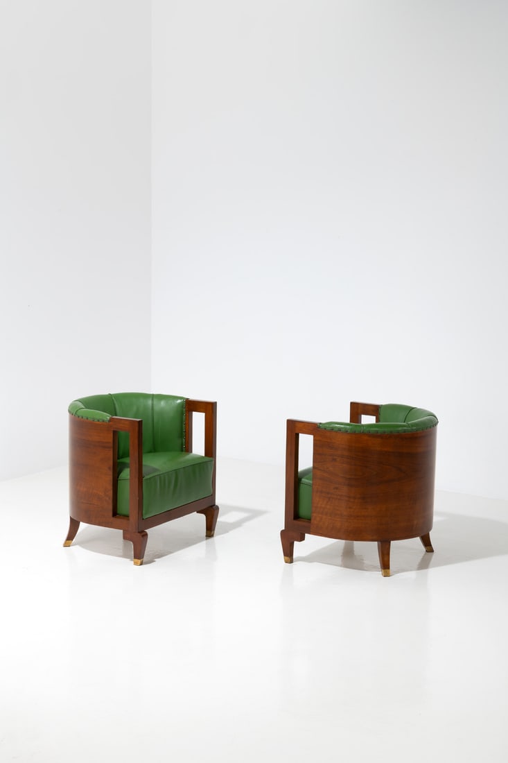 Gio Ponti (1891-1979) Pair of armchairs (1 of 2)