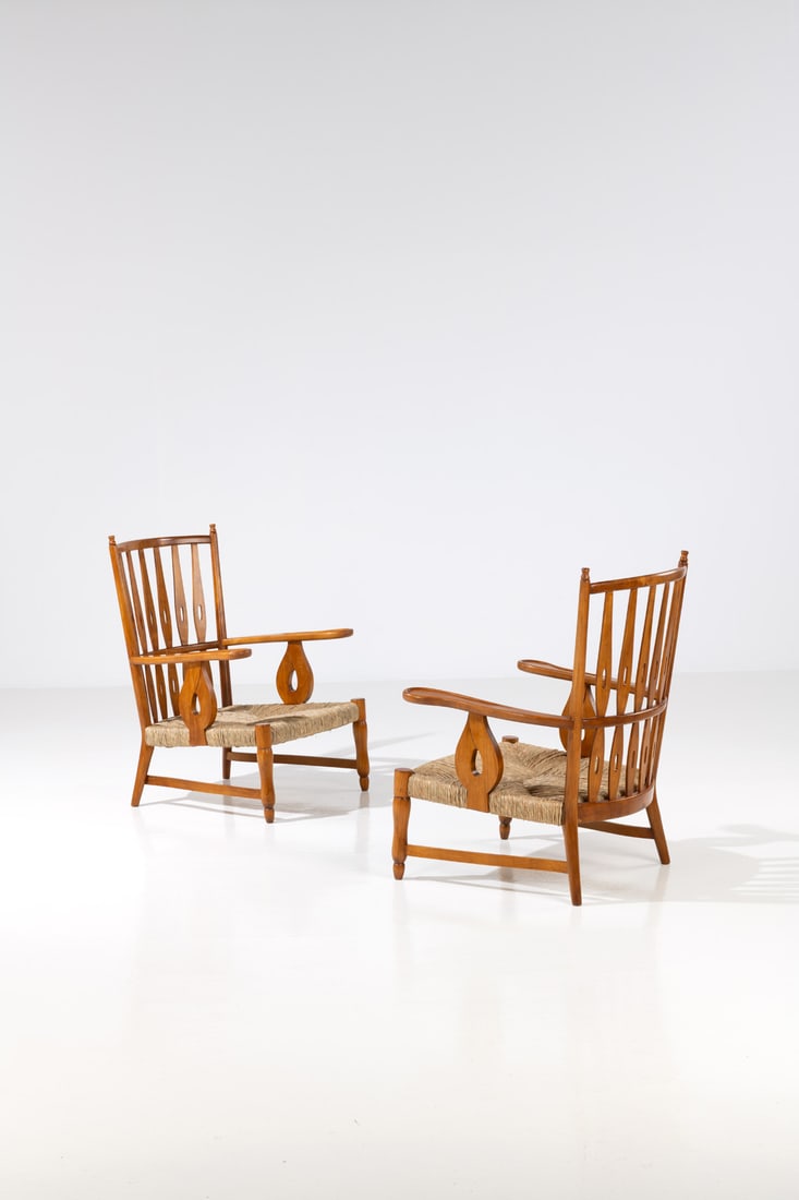 xx Paolo Buffa (1903-1970) Pair of armchairs (1 of 2)