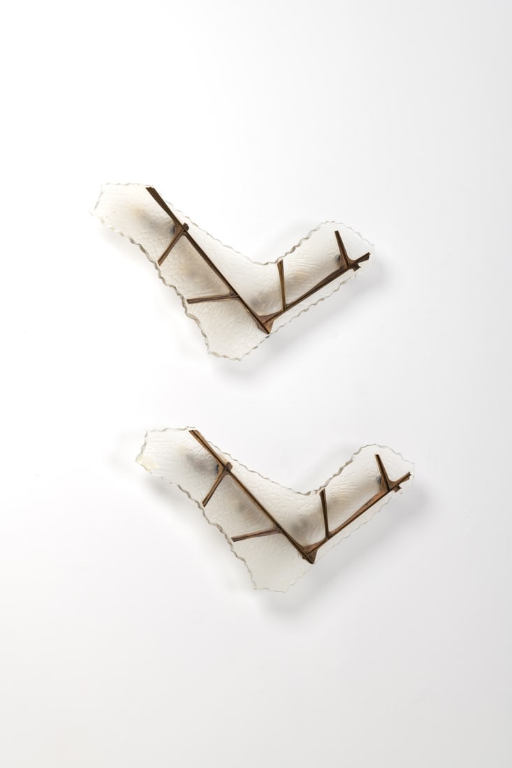 Max Ingrand (1908-1969) Pair of sconces - Model no. 1844 (1 of 2)