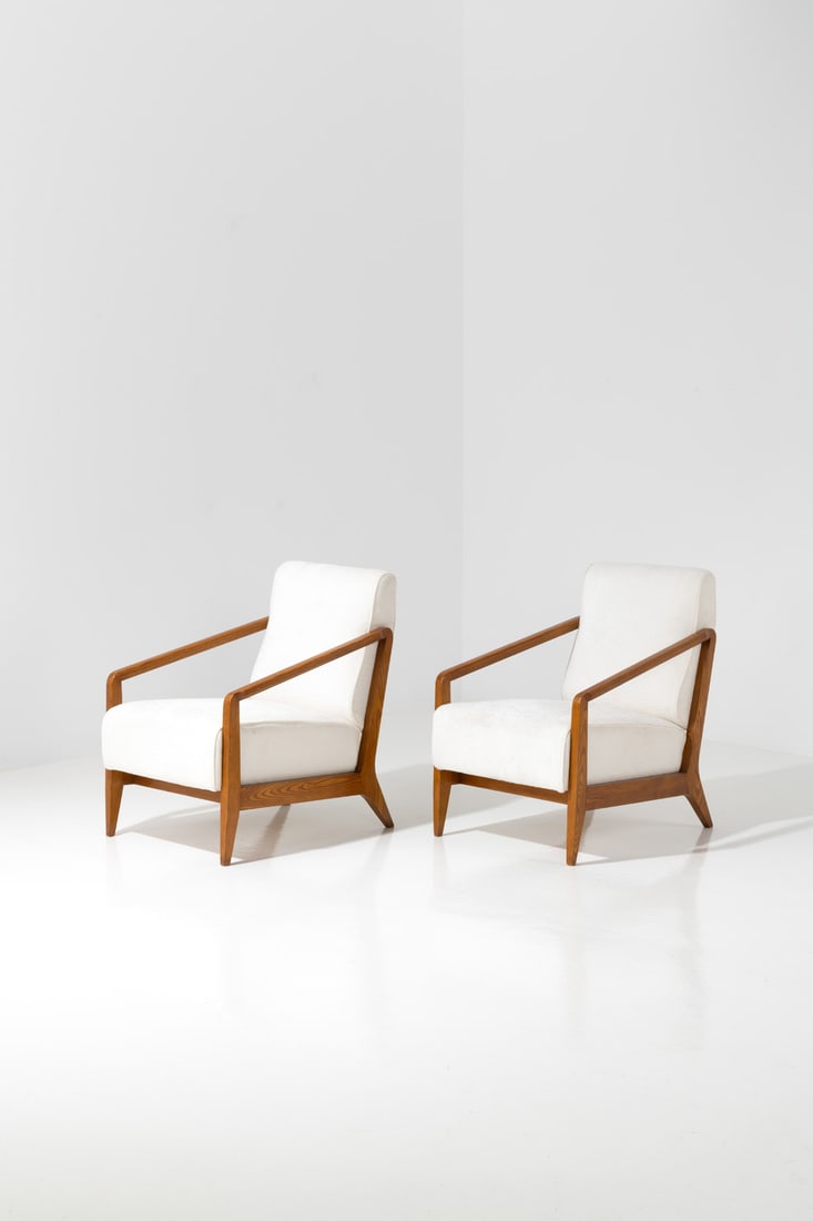Gio Ponti (1891-1979) Pair of armchairs (1 of 2)