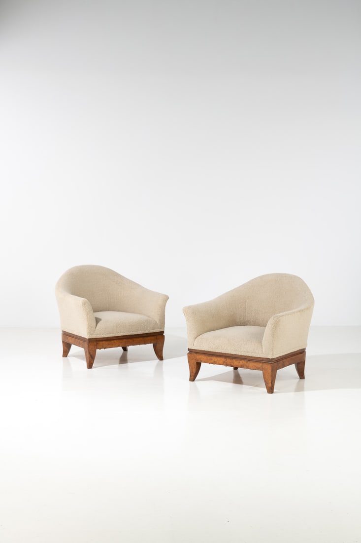 Gio Ponti (1891-1979) Pair of armchairs (1 of 1)
