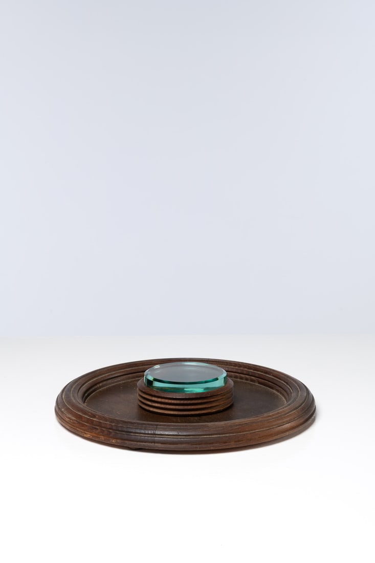 Fontana Arte (Edited by, 20th c.) Tray and ashtray (1 of 1)