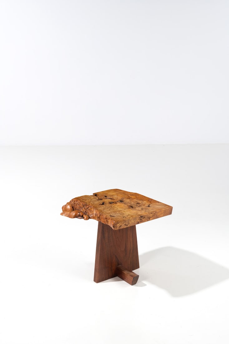 xx Mira Nakashima (born 1942) Side table - 'Minguren I' Model (1 of 2)