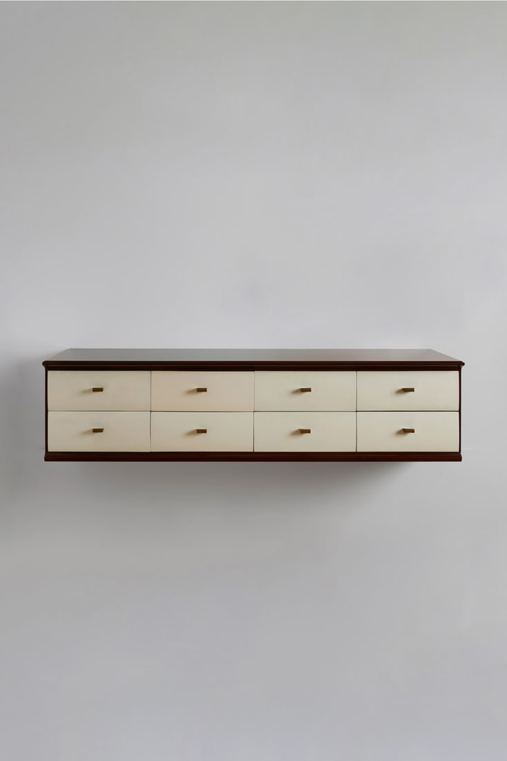xx Osvaldo Borsani (1911-1985) Wall-mounted chest of drawers (1 of 2)