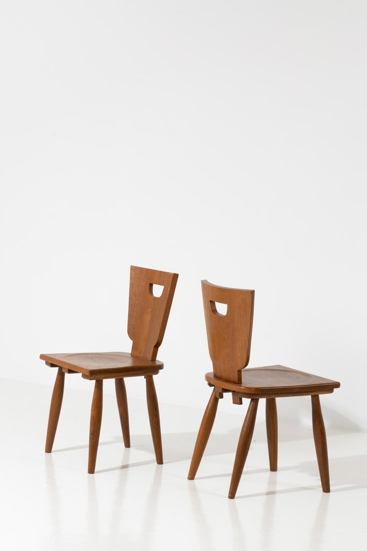 xx Jean Royère (1902-1981) Pair of 'Rustique' chairs (1 of 1)