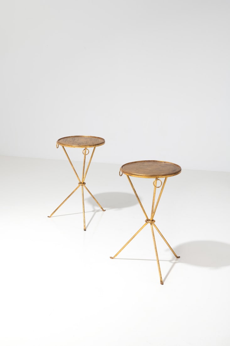 x Jean-Michel Frank (1895-1941) Pair of pedestal tables (1 of 2)