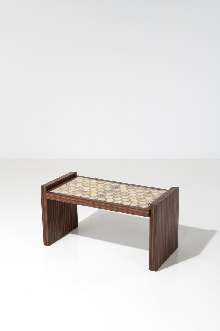 Jacques Adnet (1900-1984) & Jacques Lenoble (1902-1967) Coffee table (1 of 1)