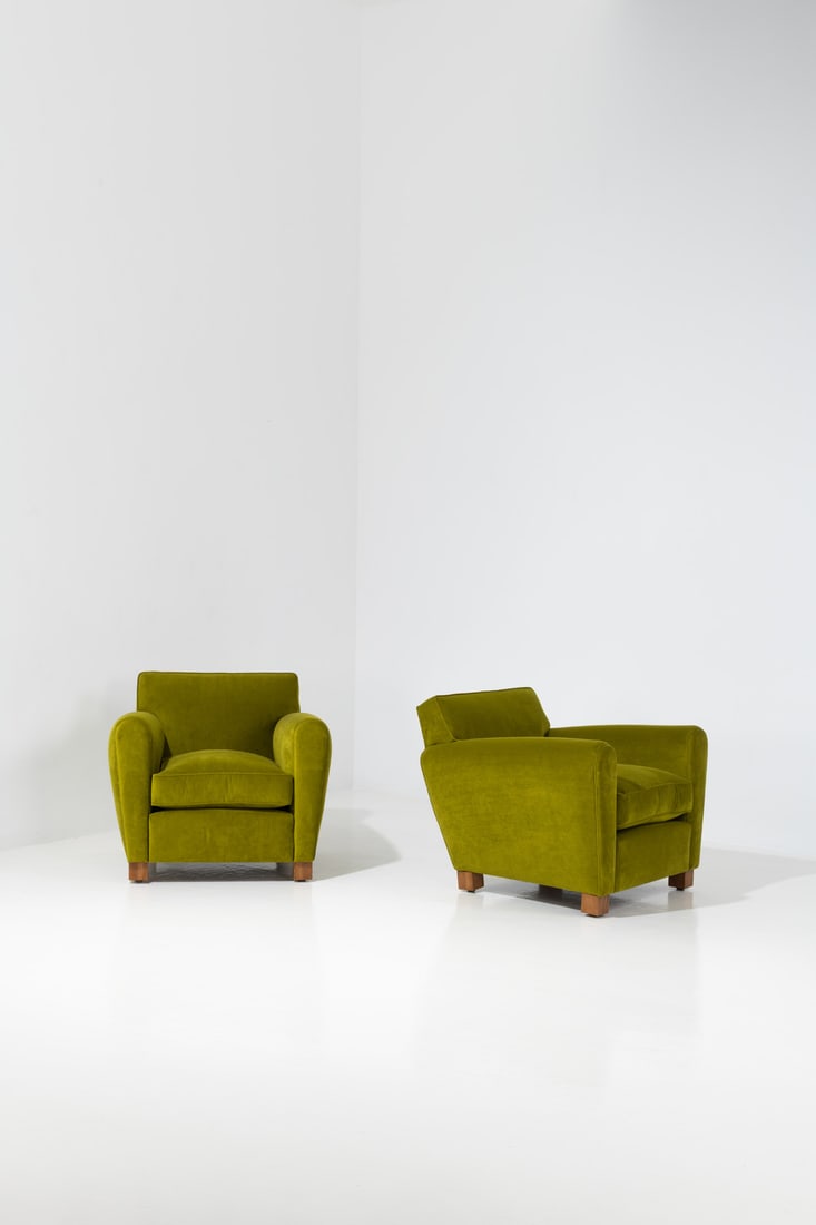 Jean Royère (1902-1981) Pair of 'Orange' armchairs (1 of 1)