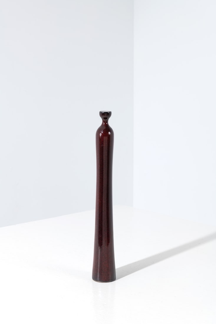 Jacques (1926-2008) & Dani Ruelland (1933-2010) Bottle: Jacques (1926-2008) & Dani Ruelland (1933-2010)BottleGlazed ceramicIncised signature, 'Ruelland' on the undersideModel created circa 1960H 35 × Ø 5 cm