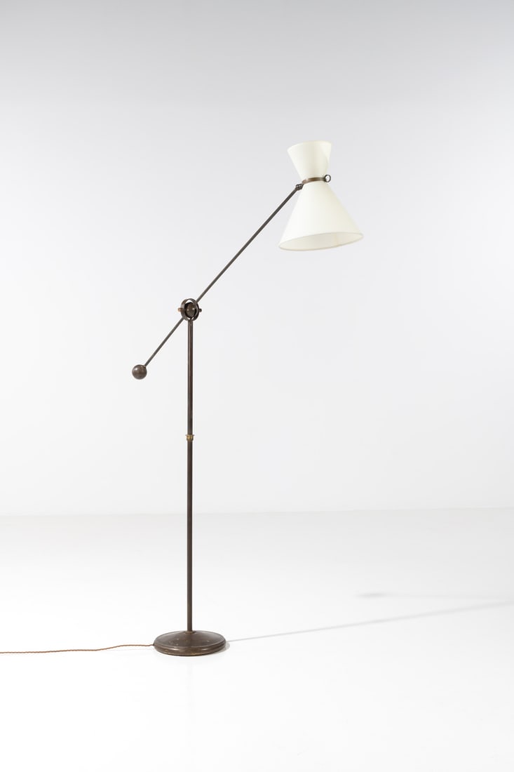 Robert Mathieu (1921-2002) Floor lamp with counterweight (1 of 1)