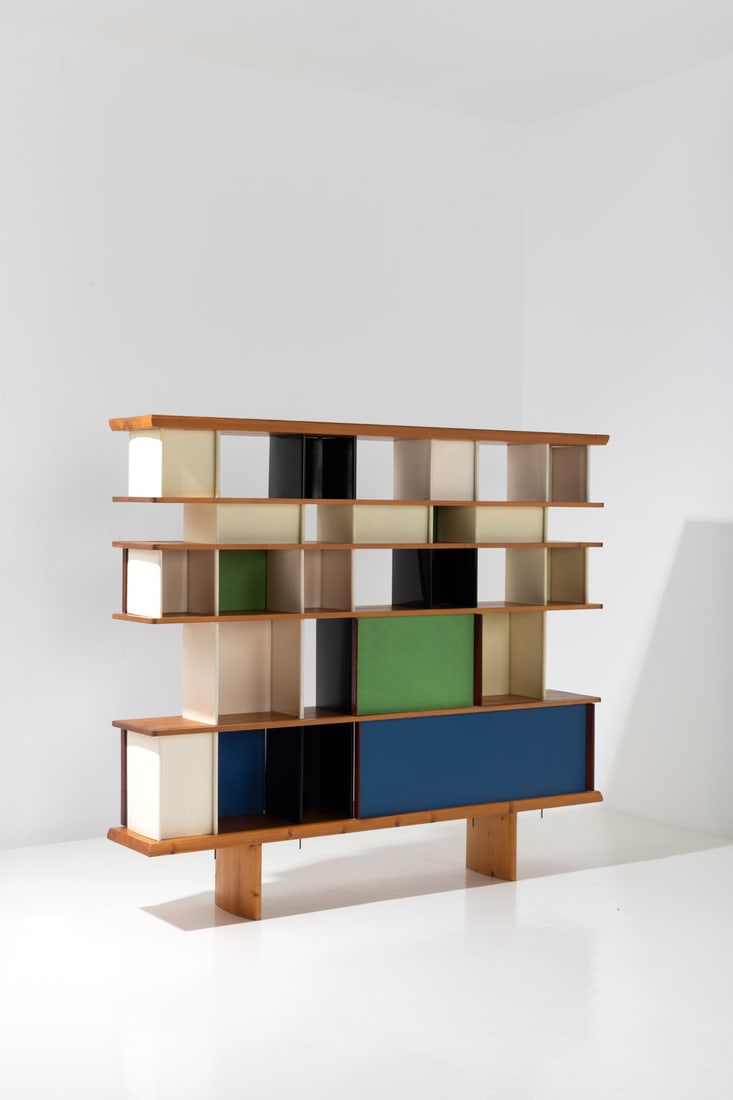 Charlotte Perriand (1903-1999) 'Mexique' bookcase (1 of 10)