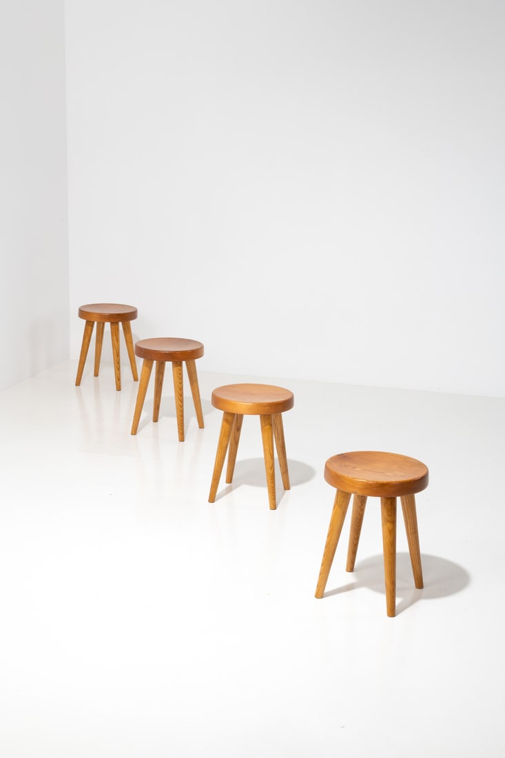 René Martin (20th c.) Set of four stools (1 of 1)