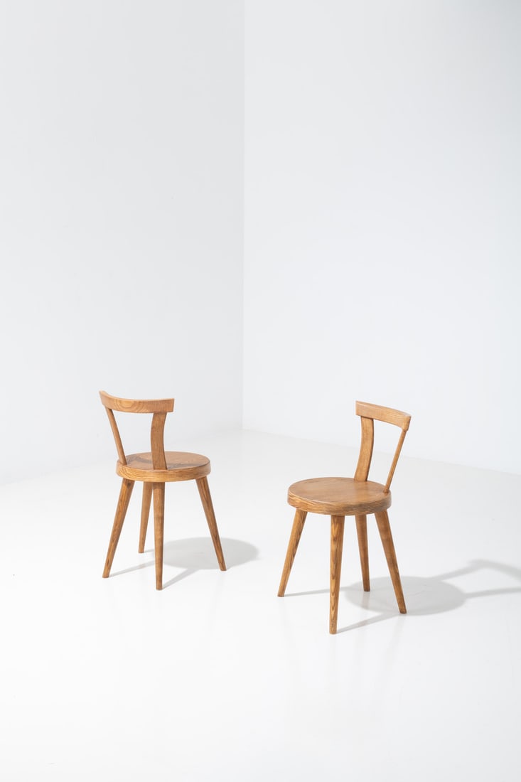 Charlotte Perriand (1903-1999) Pair of chairs, no. 20 (1 of 1)