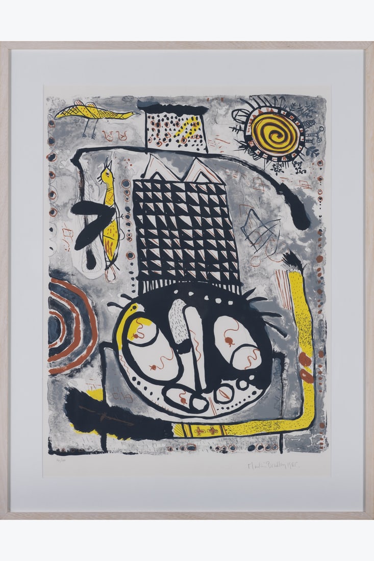 Martin Bradley (1931–2023) Untitled, 1985 Silkscreen print on Arches paper Signed, dated, and (1 of 1)