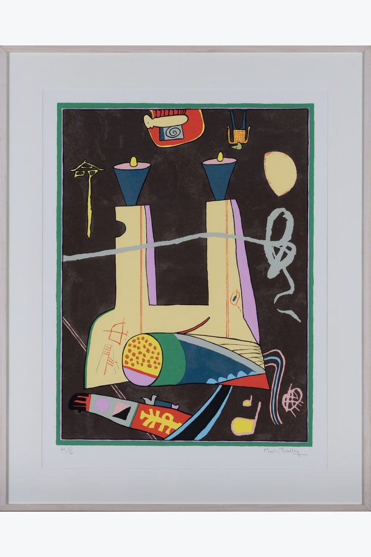 Martin Bradley (1931–2023) Untitled Lithograph Artist's proof, not for sale Signed in the (1 of 1)