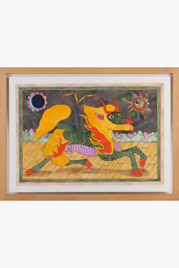 Martin Bradley (1931–2023) Kirin, 1981 Lithograph Signed and dated lower right 73 × 102 (1 of 1)