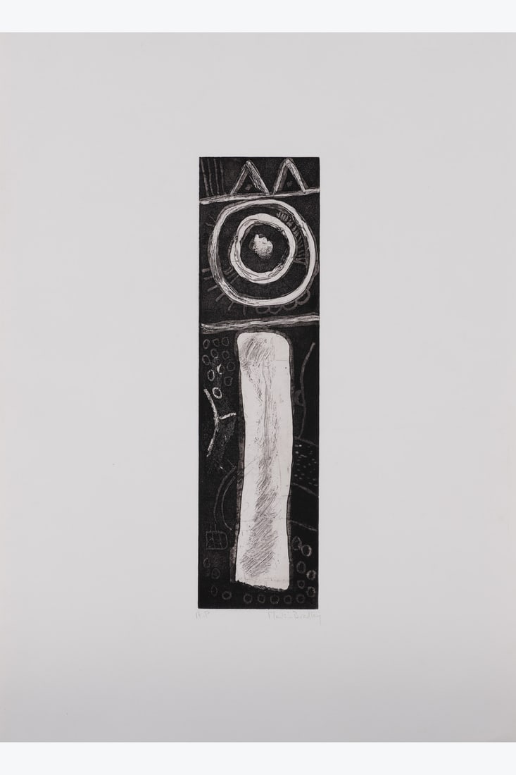 Martin Bradley (1931–2023) Untitled Aquatint Signed and numbered in the margin 70×50 (1 of 1)