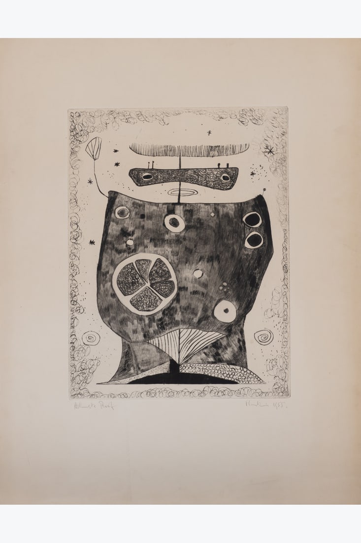 Martin Bradley (1931–2023) Untitled, 1988 Aquatint Artist's proof Signed, dated, and numbered (1 of 1)