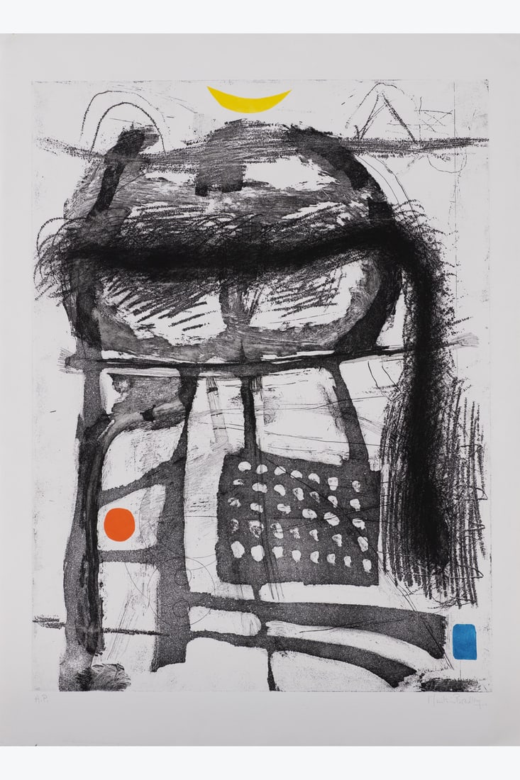 Martin Bradley (1931–2023) Untitled Lithograph Artist's proof Signed and numbered “E (1 of 1)