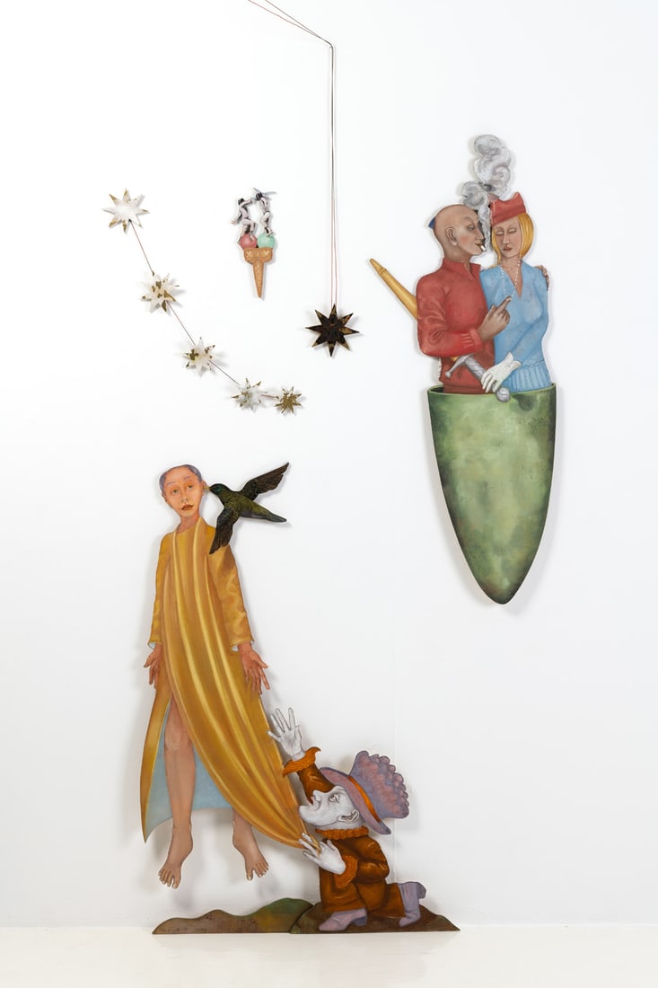 Jean-Claude Silbermann (born in 1935) Kite, 1994 Oil on wood Signed, titled, dated, and numbered on (1 of 1)