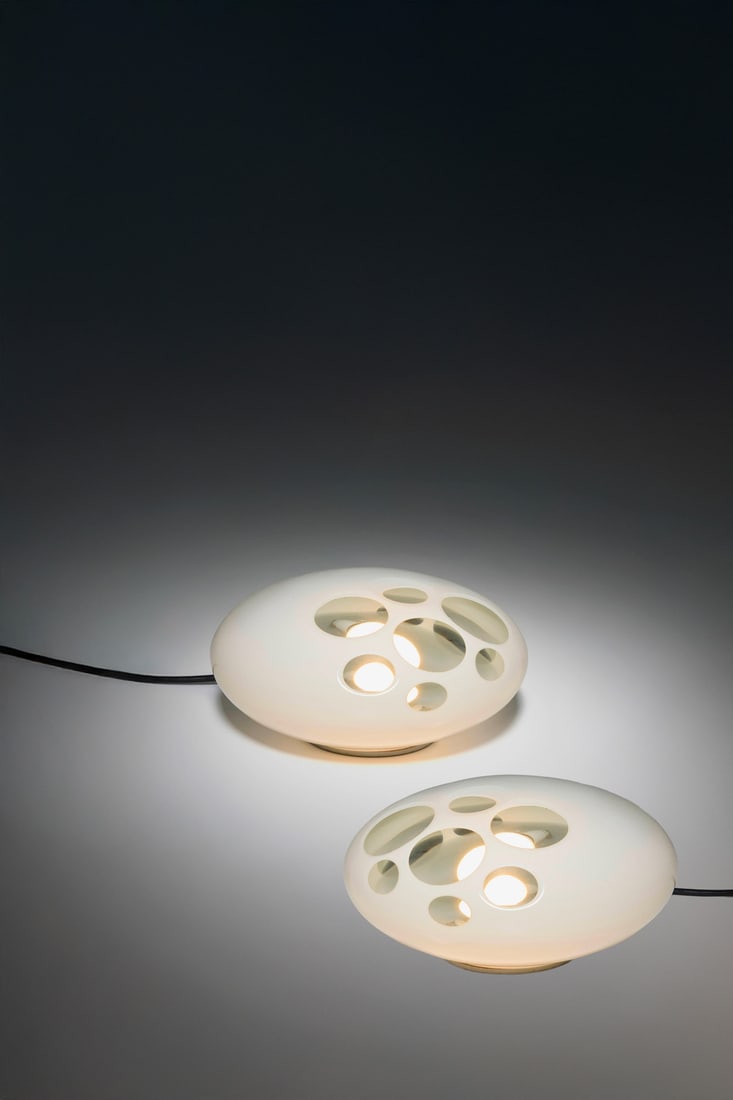 Carlo Nason (born in 1935) Pair of table lamps - Model 'LT 357' (1 of 3)