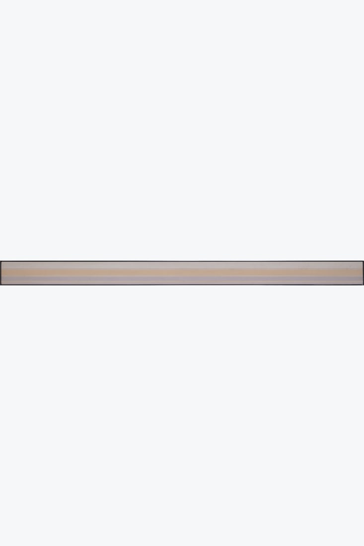 x Kenneth Noland (1924-2010) Faille, 1969: x Kenneth Noland (1924-2010)Faille, 1969Acrylic on canvasSigned, titled and dated on the back15,5 × 243 cmProvenance: - André Emmerich Gallery, New-York- Private collection, USA- New York