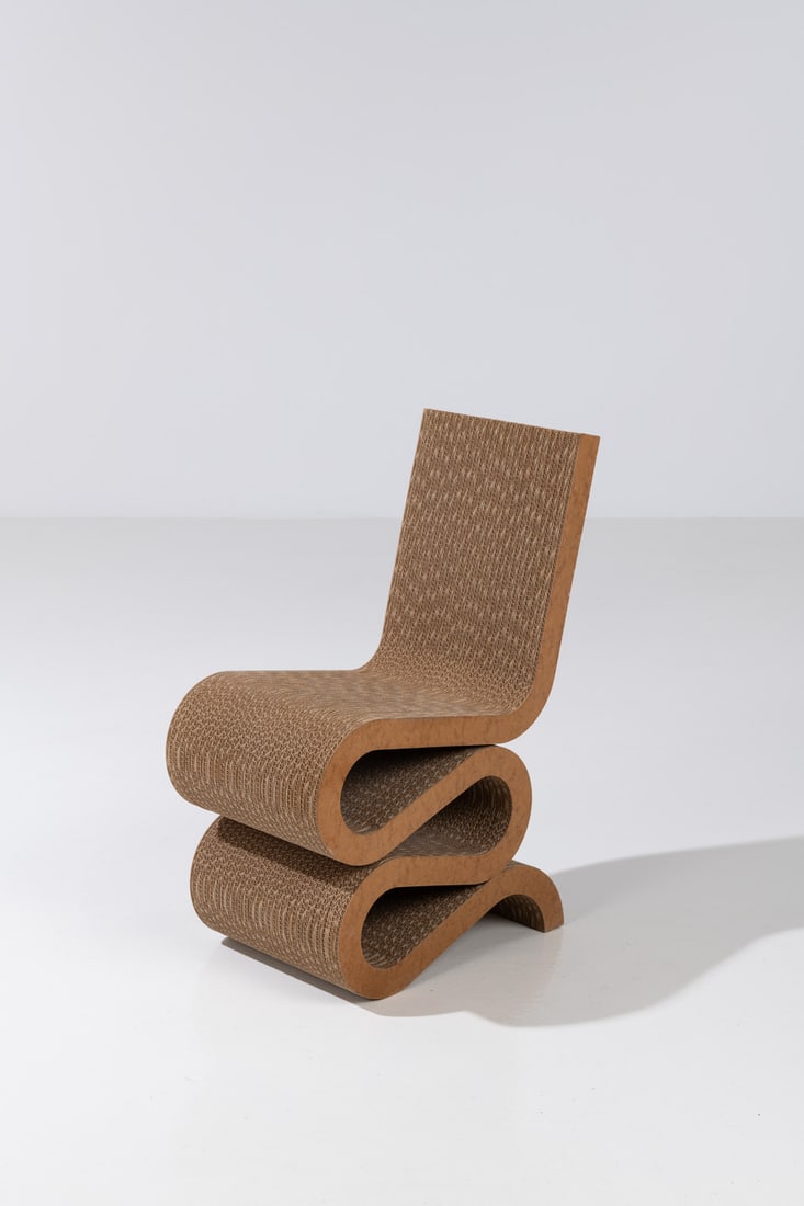 Frank Gehry (1929-2025) Chair - Model ‘Wiggle Chair’ Honeycomb cardboard Vitra edition (1 of 1)