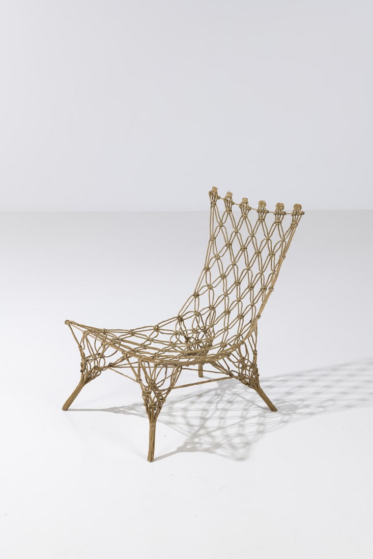 Marcel Wanders (born in 1963) Chair - ‘Knotted’ model Aramid, carbon, and epoxy resin (1 of 1)