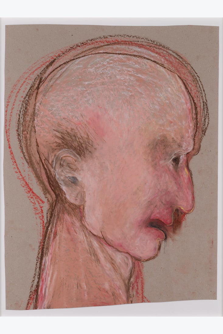 x Miriam Cahn (born 1949) o.t., 3.5.24, 2024: x Miriam Cahn (born 1949)o.t., 3.5.24, 2024Oil pastel on thin cardboard95 × 71 cmNote: The buyer will be provided with an authenticity certificate from Galerie Jocelyn Wolff. Provenance: - Galeri