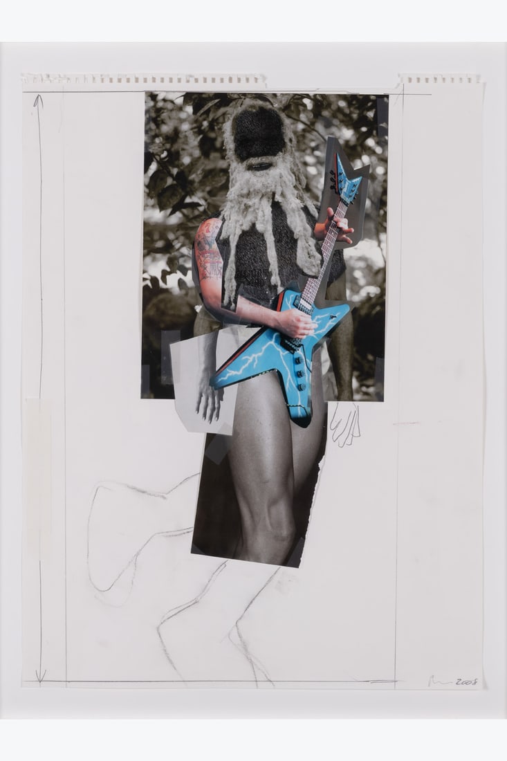 x Richard Prince (born 1949) Untitled (Canal Zone), 2008: x Richard Prince (born 1949)Untitled (Canal Zone), 2008Collage, tape, graphite and charcoal on paperSigned and dated on the bottom right61 × 46 cmProvenance: - Purchased from the artist by the cu