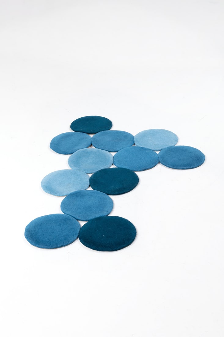 x Ronan (born 1971) and Erwan Bouroullec (born 1976) Carpet - Grappe model: x Ronan (born 1971) and Erwan Bouroullec (born 1976)Carpet - Grappe modelNo. 36/100Merino wool Edited by Galerie kreo, limited edition of 100 Numbered and signed on a label on the backModel created in