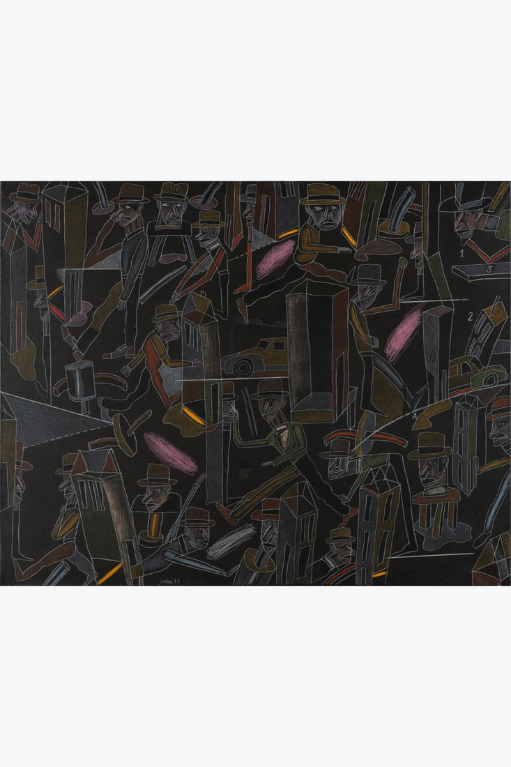 xx Antonio Segui (1934-2022) Untitled, 1988 Mixed media on canvas Signed and dated lower centre left (1 of 1)