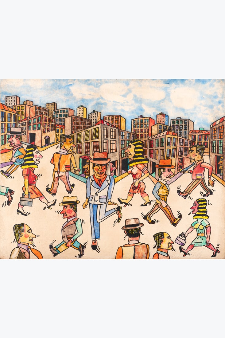 Antonio Segui (1934-2022) Juancito, 2012 Acrylic on canvas Signed, dated and titled on the reverse (1 of 1)