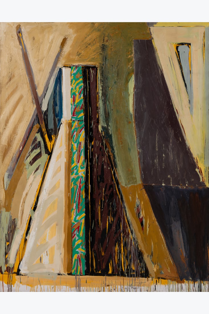 xx Gerard Titus-Carmel (born in 1942) Interieur, Peinture #19, 1988 Oil on canvas Signed and dated: xx Gerard Titus-Carmel (born in 1942)Interieur, Peinture #19, 1988Oil on canvasSigned and dated lower rightCountersigned, dated and titled on the reverse146 x 114 cmProvenance:- Galerie Lelong, Paris-