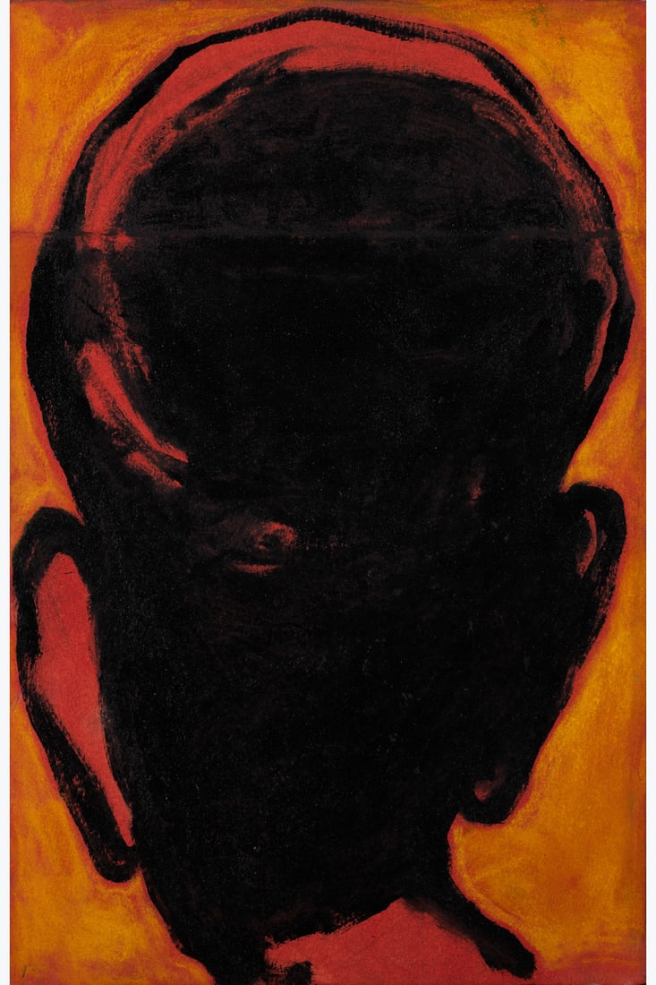 Jean-Charles Blais (born in 1956) Untitled, 1993 Acrylic on paper mounted on canvas Signed lower (1 of 1)