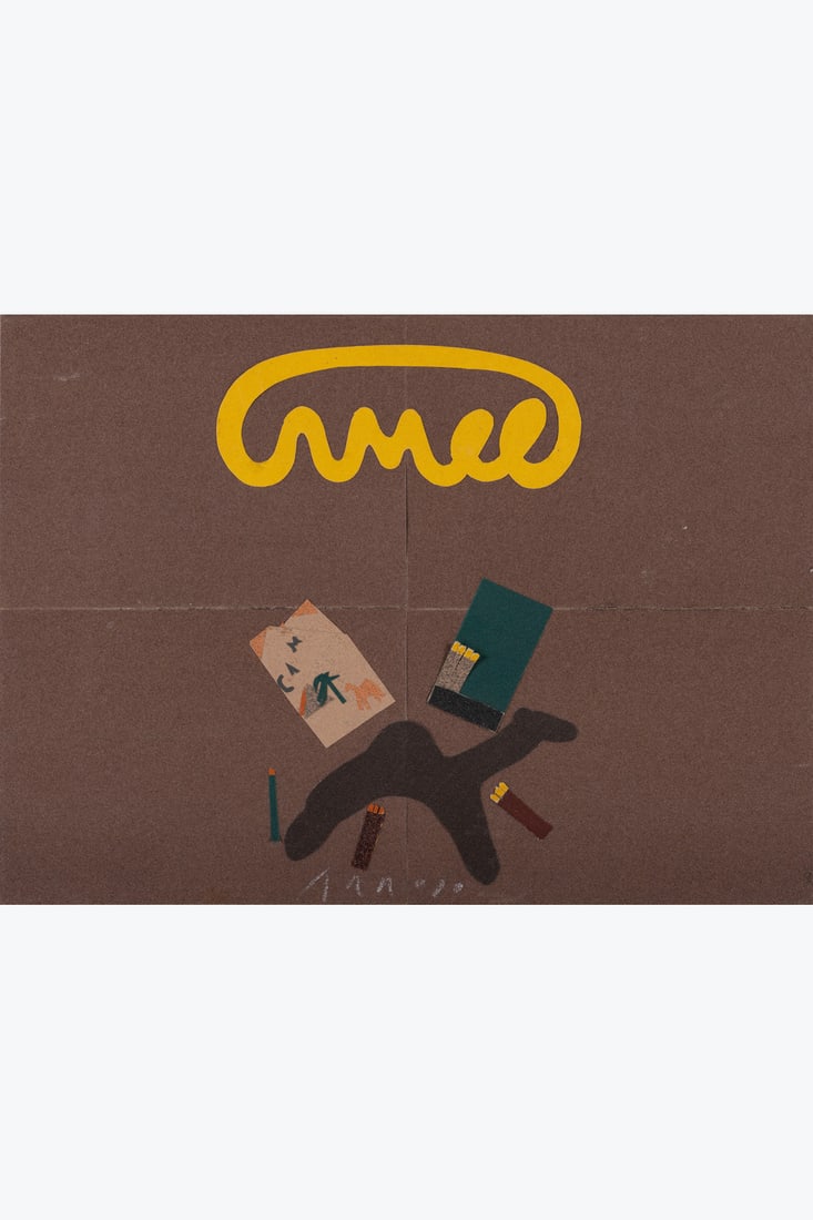 Eduardo Arroyo (1937-2018) Camel, 1973 Collage of sandpaper mounted on canvas Signed lower center (1 of 1)