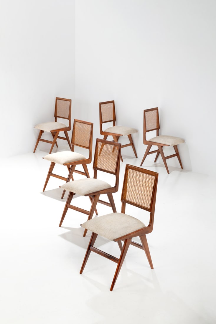 Martin Eisler (1913-1977) Set of six chairs (1 of 1)