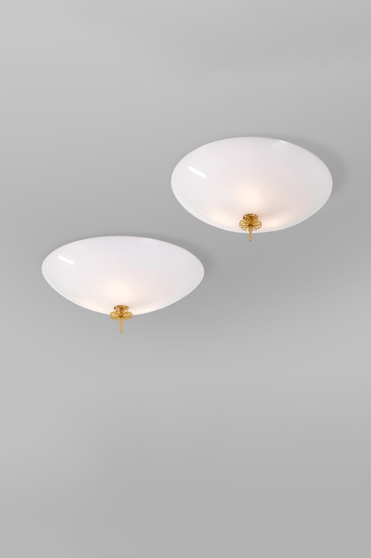xx Paavo Tynell (1890-1973) Pair of ceiling lamps (1 of 3)