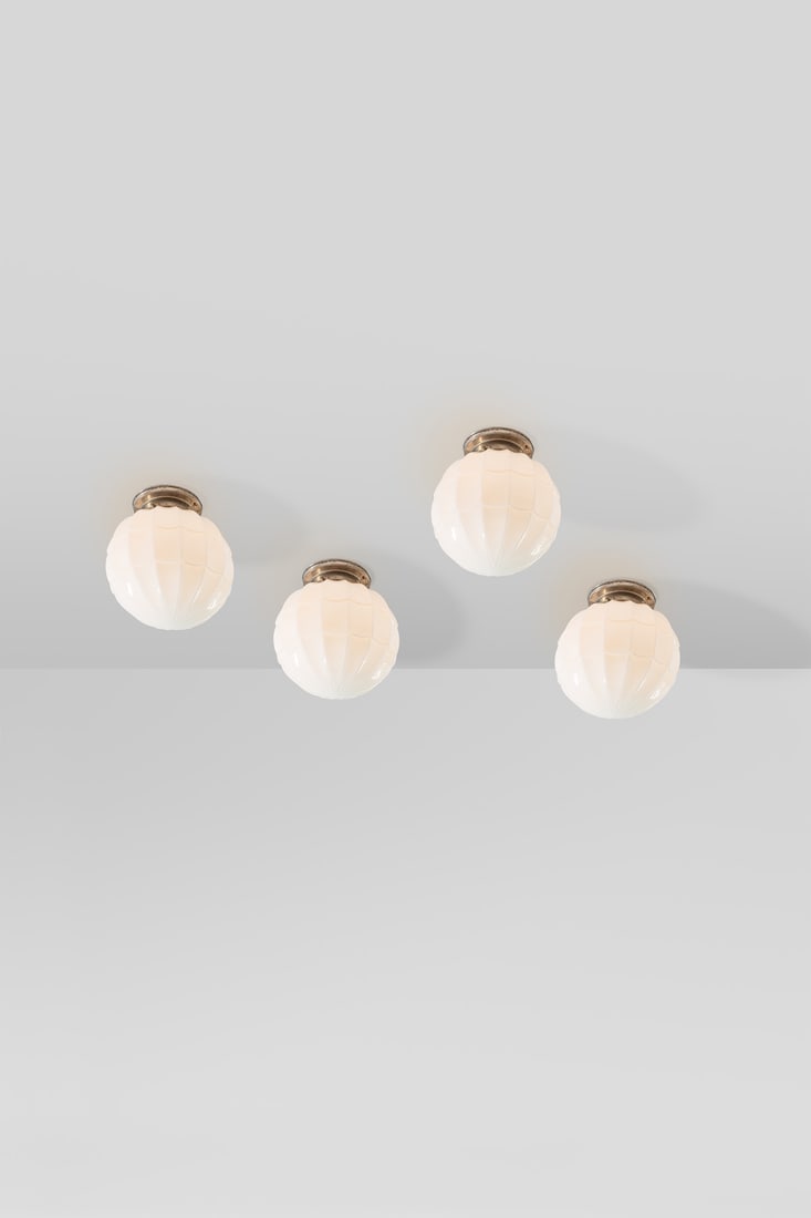 xx Paavo Tynell (1890-1973) Set of four ceiling lamps (1 of 4)