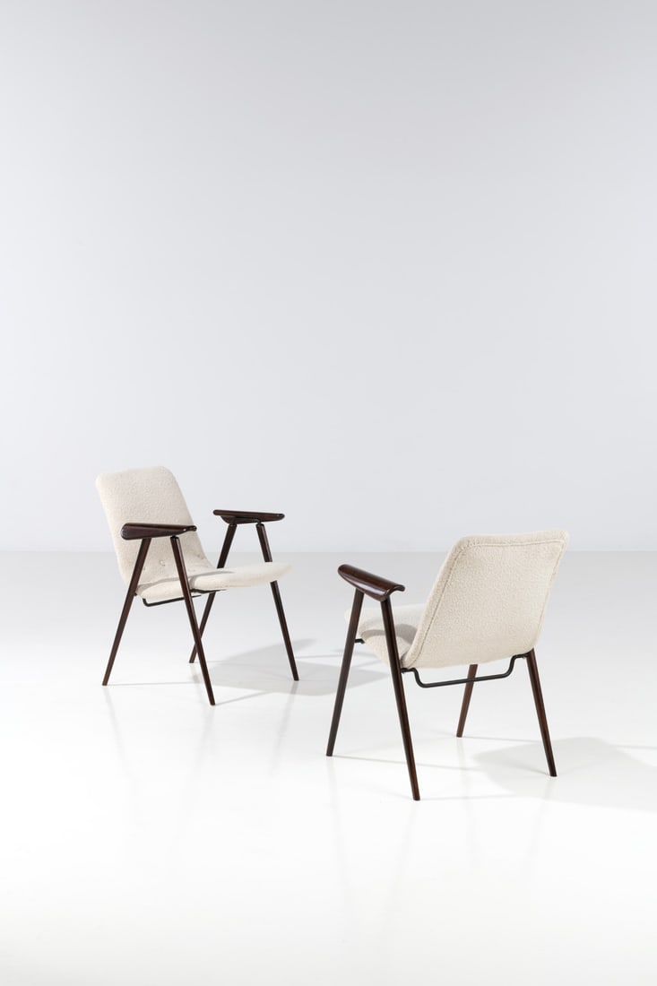 x Carlo Hauner (1927-1997) Pair of armchairs (1 of 2)