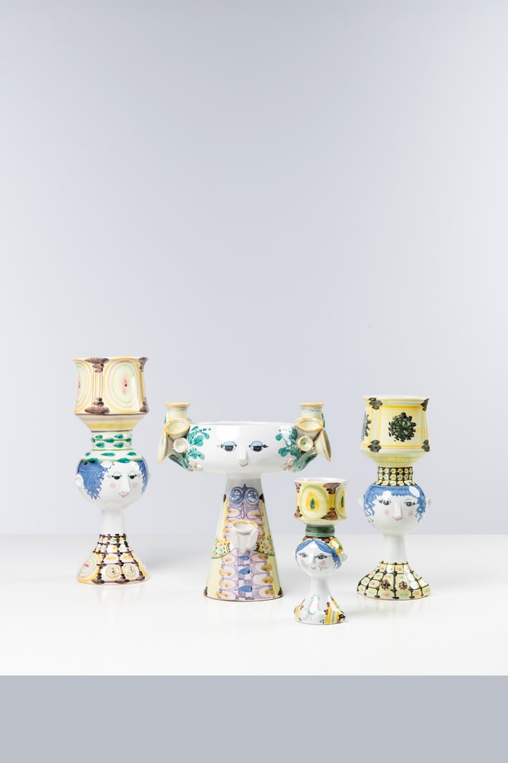 Bjørn Wiinblad (1918-2006) Set of four vases (1 of 1)
